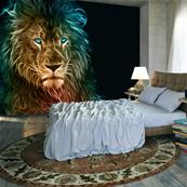 Papier peint chambre poster lion moderne Simba