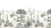 Papier peint paysage naturel désert Succulentes 500x250 