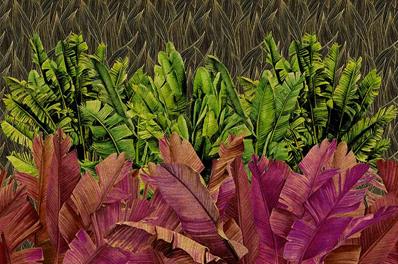 Papier peint feuillage luxe Jungle Leaf