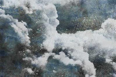 Papier peint nuages panoramique Clouds