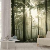Papier peint forêt panoramique design Furesta