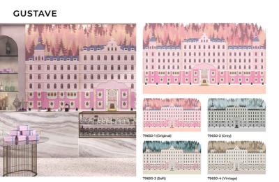 Papier peint architecture hôtel haut de gamme Gustave
