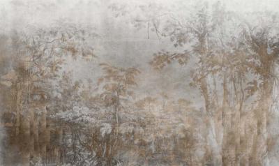 Papier peint forêt haut de gamme Mist