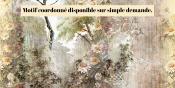 Papier peint paysage naturel et paon panoramique Gaudy