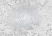 Papier peint gris et blanc metallisé Flora 400x280