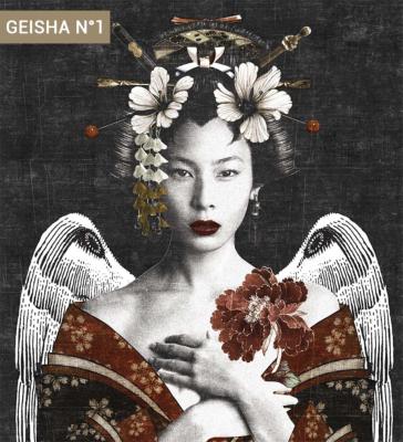 Papier peint portraits de femmes Geisha