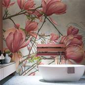 Tapisserie luxe design Magnolia in bloom