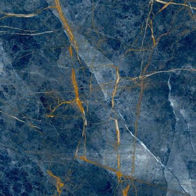 Papier peint imitation marbre bleu panoramique MARMO ALPI