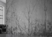 Papier peint panoramique arbres et brume Nebbia