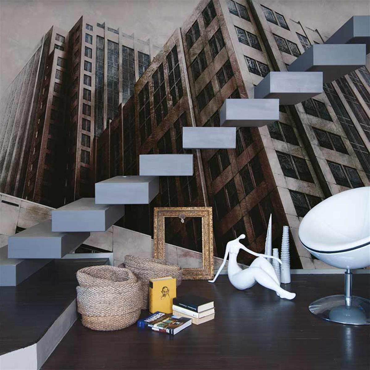 Papier peint design architecture 3D Boston