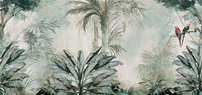 Papier peint design tropical panoramique MontSalvat