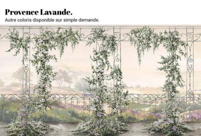 Papier peint paysage panoramique haut de gamme Provence