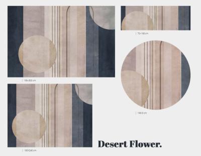 Tapis design motif géométrique Desert Flower