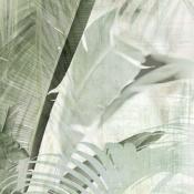 Papier peint feuillage exotique panoramique Botanical Boho 400x250