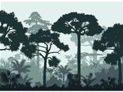 Papier peint adhésif panoramique arbres Le Rêve