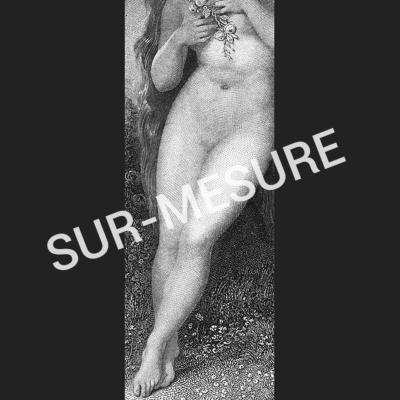 Papier peint design femme nue Eve SUR-MESURE