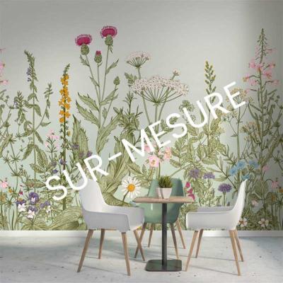 Papier peint floral haut de gamme Pinata SUR-MESURE 100x260