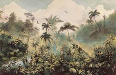 Papier peint jungle paysage panoramique Wild View