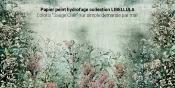 Papier peint pour salle de bain panoramique floral Libellula