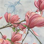 Tapisserie luxe design Magnolia in bloom