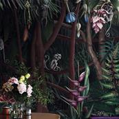 Papier peint jungle haut de gamme Looks in the forest