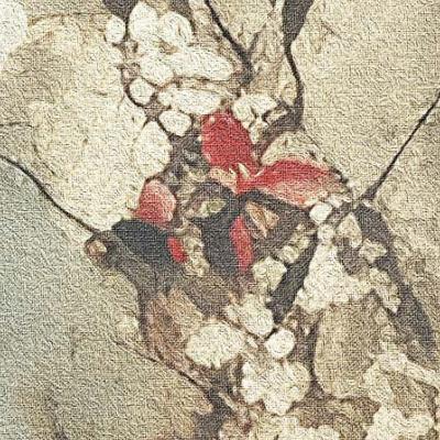 Papier peint paysage naturel haut de gamme Byobu