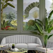 Papier peint panoramique fresque végétale Amazonia