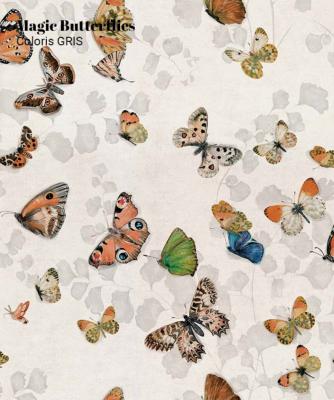 Tapisserie papillons multicolores Magic Butterflies - Rouleau 10 m, plusieurs coloris