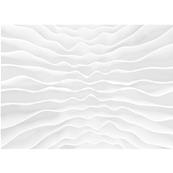 Papier peint panoramique blanc lumineux 3D Whity