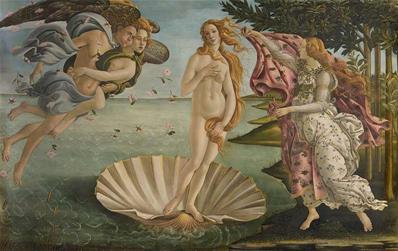 Papier peint oeuvre d'art Botticelli Birth of Venus