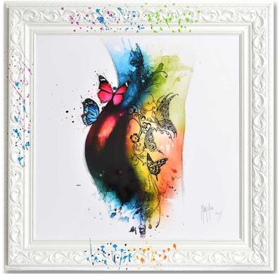Murciano Butterfly tatoo reproduction avec cadre, 2 dimensions