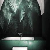 Papier peint salle de bain The breath of ferns