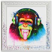 Murciano DJ Monkey reproduction avec cadre