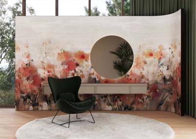Papier peint fleurs sauvages panoramique chic Maggio