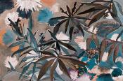 Papier peint floral aspect peinture Kaleido