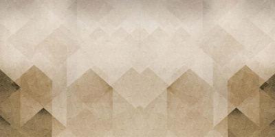Papier peint géométrique panoramique beige Zigzag