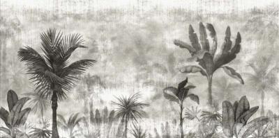 Papier peint paysage exotique grège Bahamas