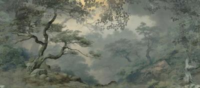 Papier peint arbres panoramique haut de gamme Alexander Green