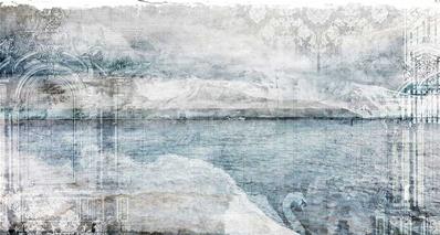 Papier peint haut de gamme panoramique Swan