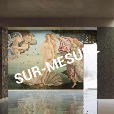Papier peint oeuvre d'art Botticelli Birth of Venus SUR MESURE