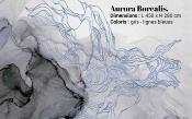 Papier peint design panoramique Aurora Borealis, plusieurs coloris