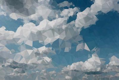 Papier peint design italien ciel et nuages Costruttiva Atmosfera