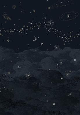 Papier peint panoramique Nuit étoilée Sirius, 300x330