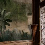 Papier peint jungle panoramique de luxe Kodo Sage 420x280