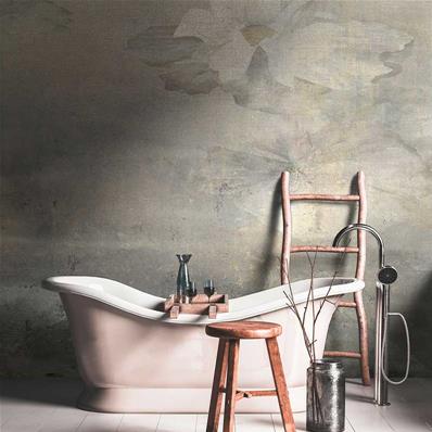Papier peint haut de gamme salle de bains Giverny