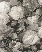 Papier peint grosses fleurs noir et blanc Masterpiece 10 m