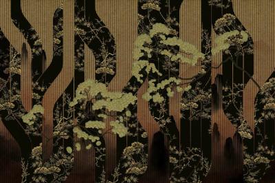 Papier peint arbre japonais haut de gamme panoramique Blair