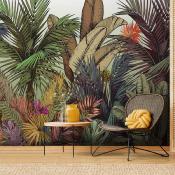 Papier peint jungle haut de gamme Palm Color