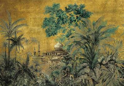 Papier peint panoramique Inde Taj Mahal