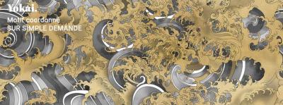 Papier peint dragon sur-mesure panoramique Yokai